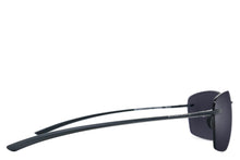 Huron Matte Black - Black Polarized