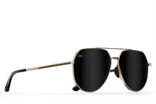 Tangle Free Aviator Hex - Black Gold Polarized